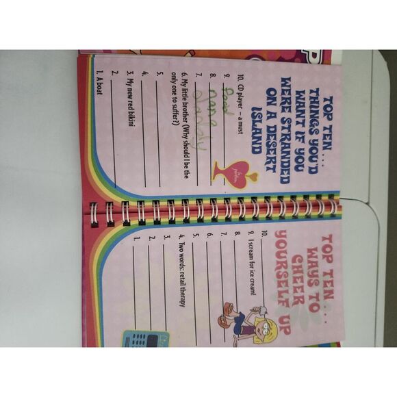 Y2K Rare Vintage Lizzie McGuire Best Of Everything Scholastic Trifold Notebook - Picture 7 of 12